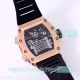 Clone Richard Mille RM 69Ti Rose Gold Bezel Black Rubber Strap Watch (9)_th.jpg